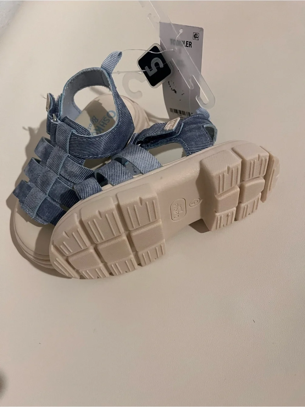 OshKosh B'gosh Light Blue Strappy Toddler Sandals